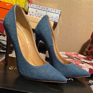 Denim Fashion Heels
